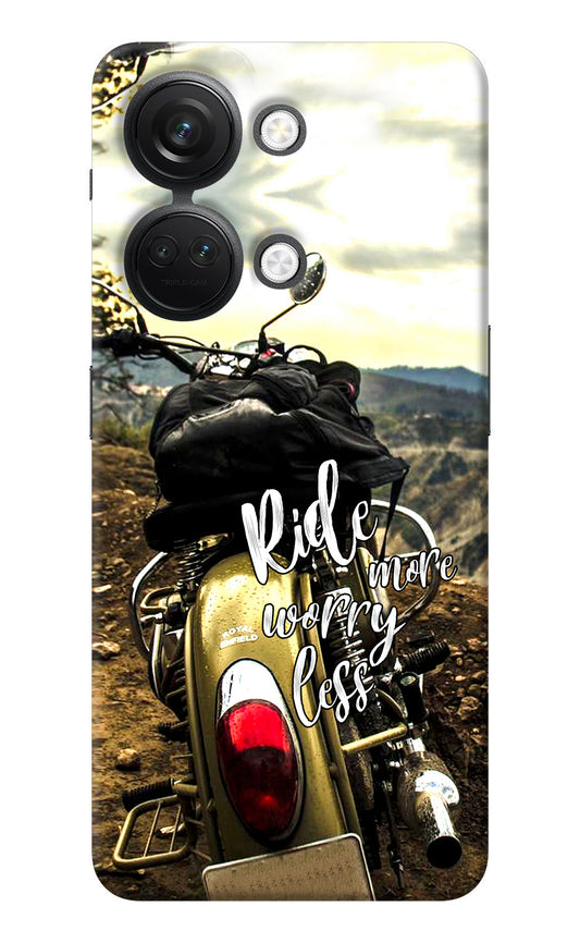 Ride More Worry Less OnePlus Nord 3 5G Back Cover