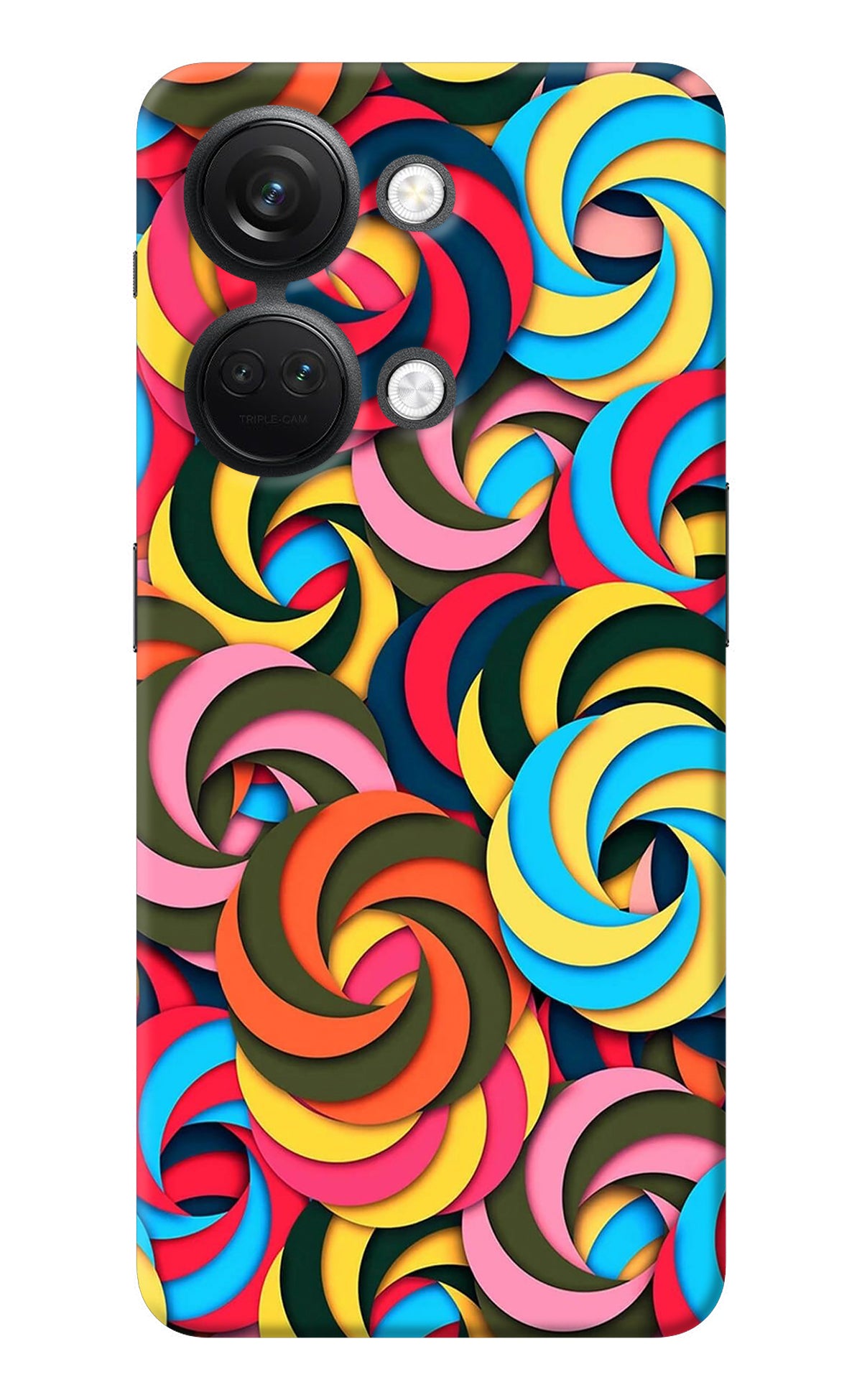 Spiral Pattern OnePlus Nord 3 5G Back Cover