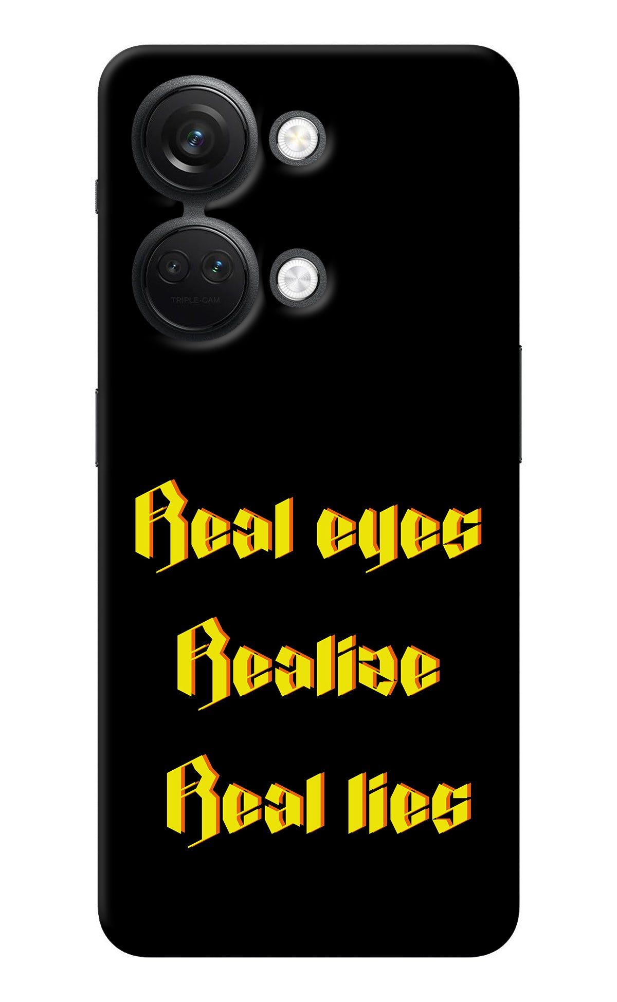Real Eyes Realize Real Lies OnePlus Nord 3 5G Back Cover