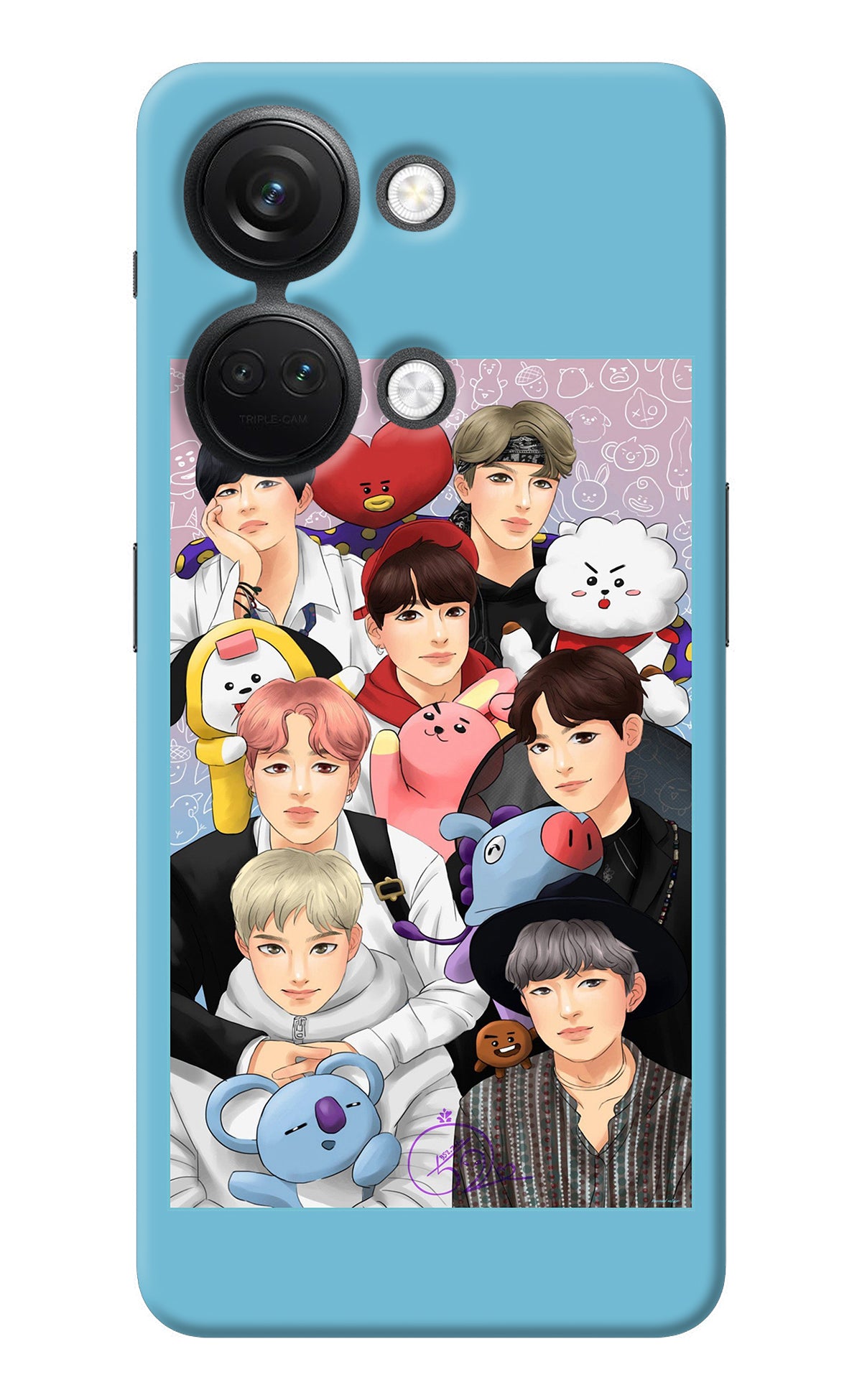 BTS with animals OnePlus Nord 3 5G Back Cover