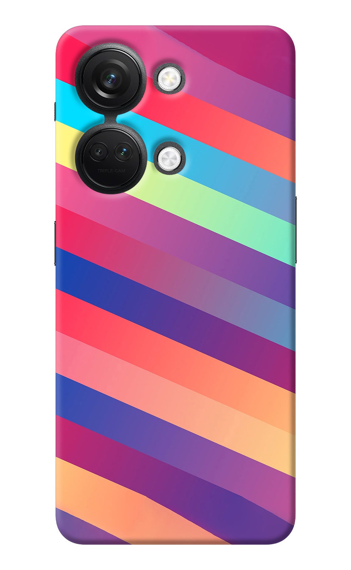 Stripes color OnePlus Nord 3 5G Back Cover
