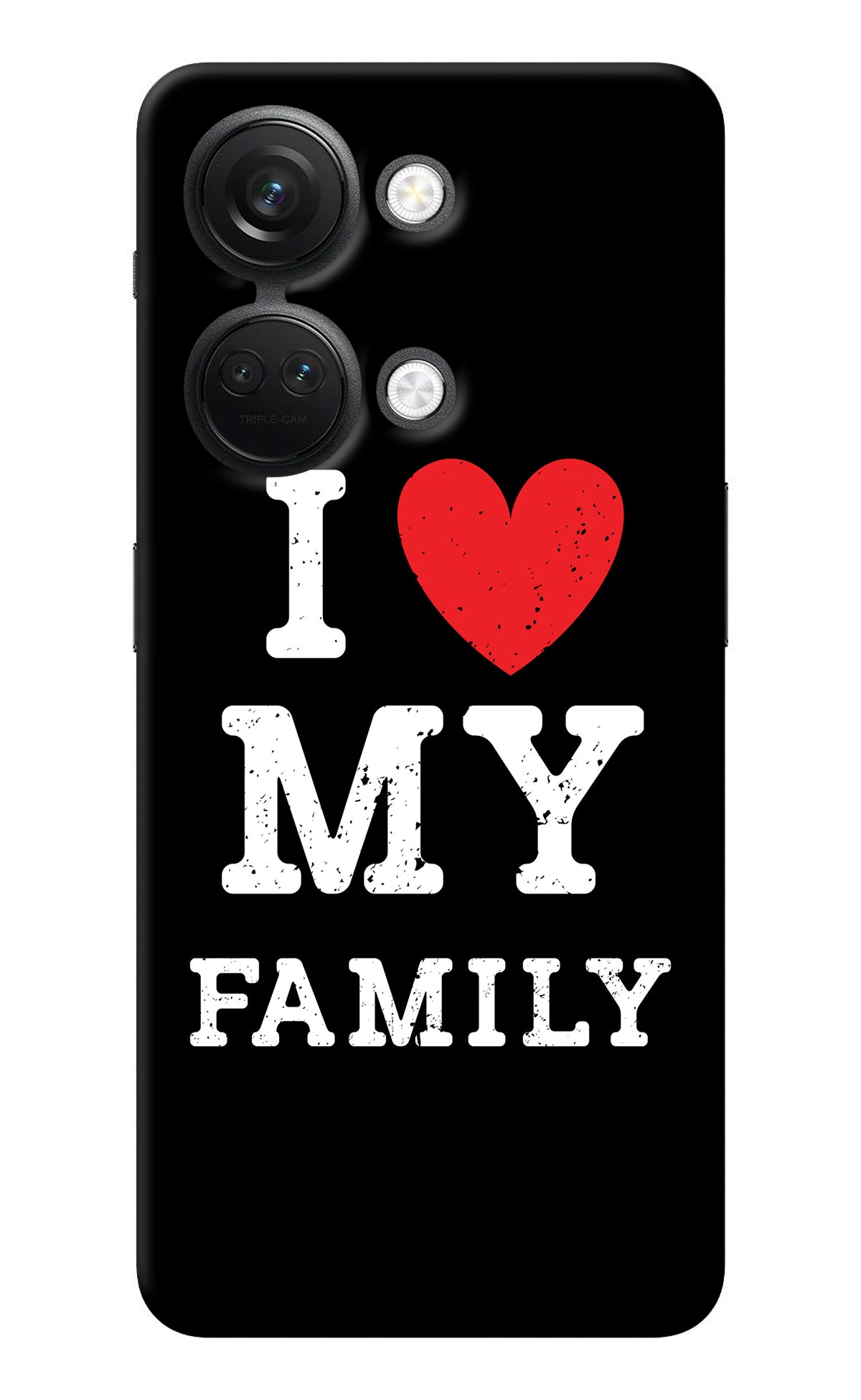 I Love My Family OnePlus Nord 3 5G Back Cover
