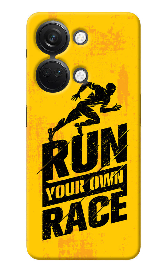 Run Your Own Race OnePlus Nord 3 5G Back Cover