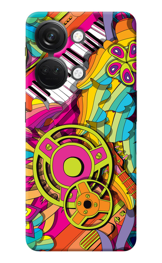 Music Doodle OnePlus Nord 3 5G Back Cover