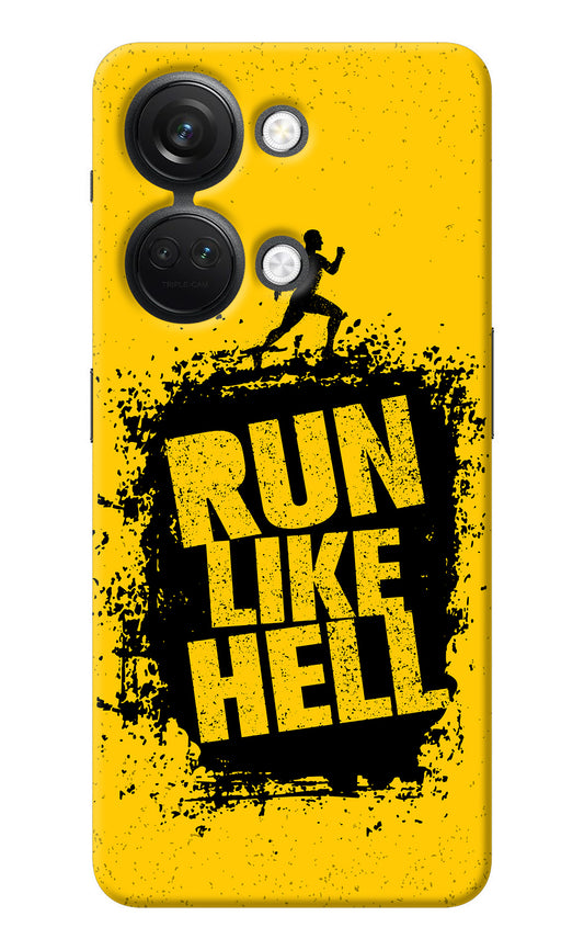 Run Like Hell OnePlus Nord 3 5G Back Cover