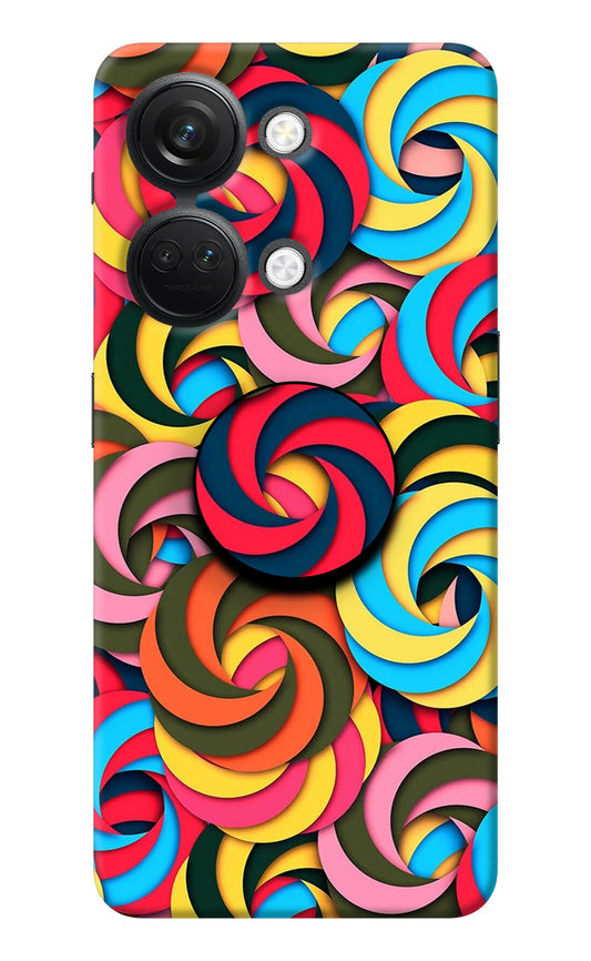 Spiral Pattern OnePlus Nord 3 5G Pop Case