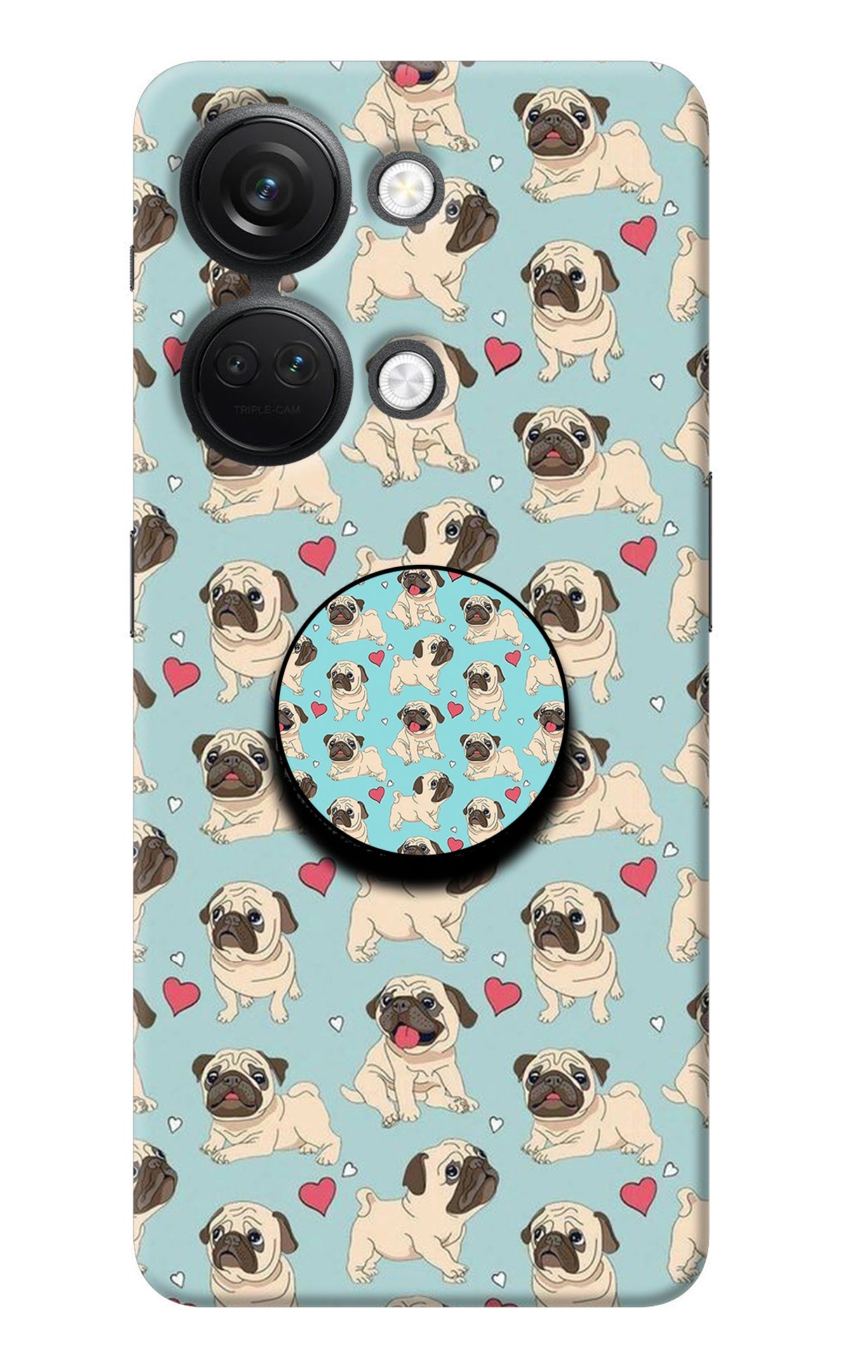 Pug Dog OnePlus Nord 3 5G Pop Case