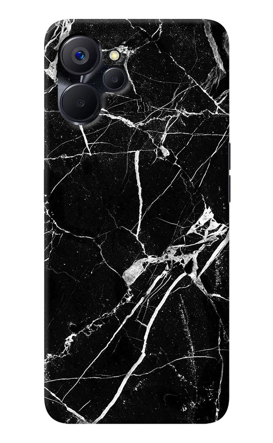 Black Marble Pattern Realme 9i 5G Back Cover