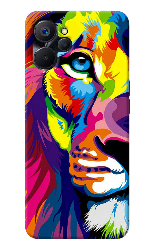 Lion Half Face Realme 9i 5G Back Cover