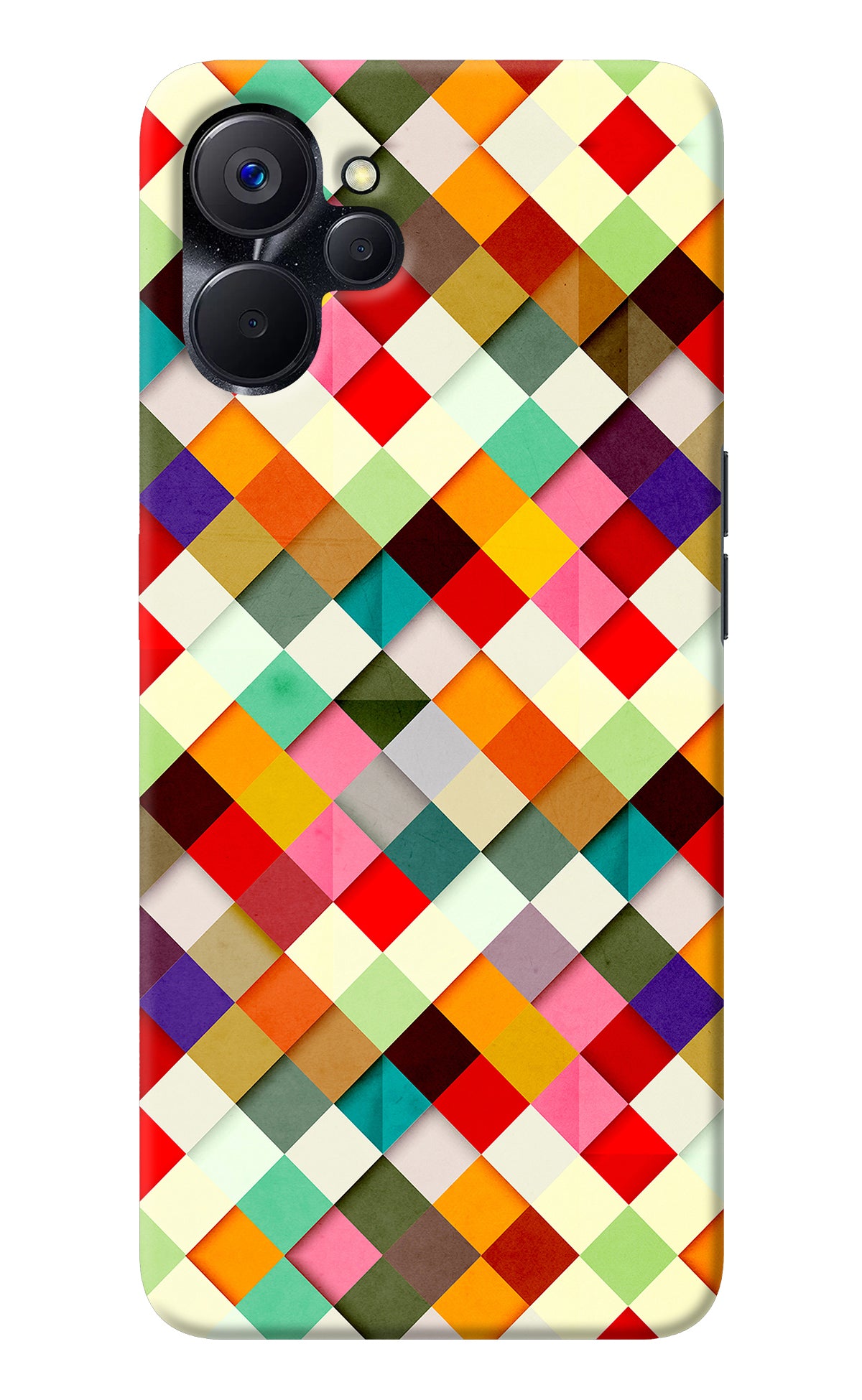 Geometric Abstract Colorful Realme 9i 5G Back Cover