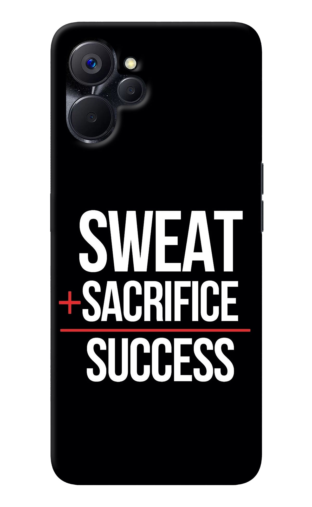 Sweat Sacrifice Success Realme 9i 5G Back Cover