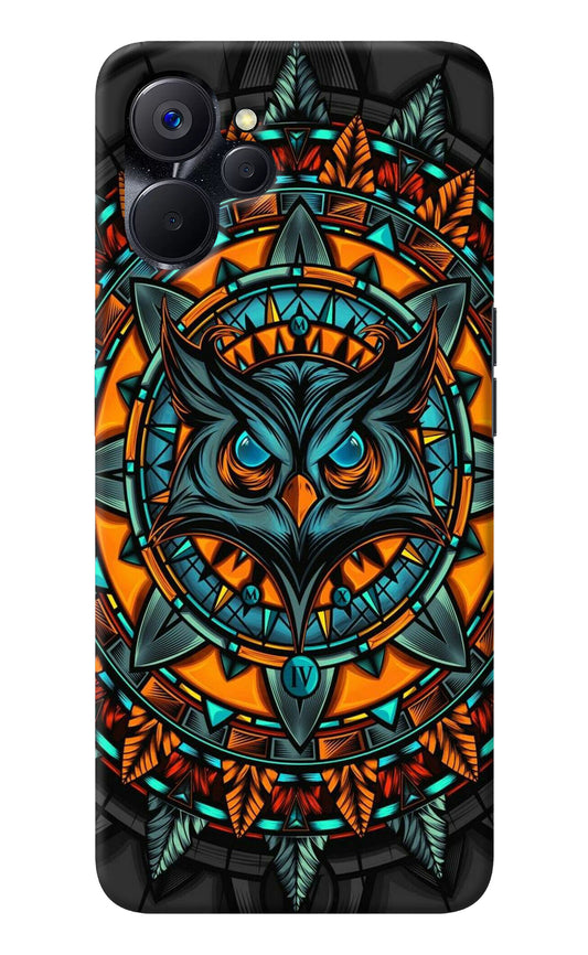 Angry Owl Art Realme 9i 5G Back Cover