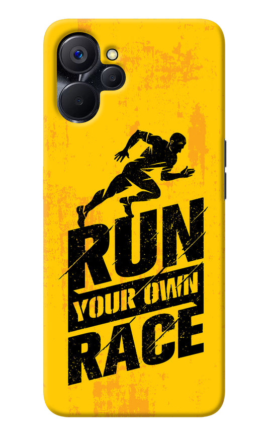 Run Your Own Race Realme 9i 5G Back Cover