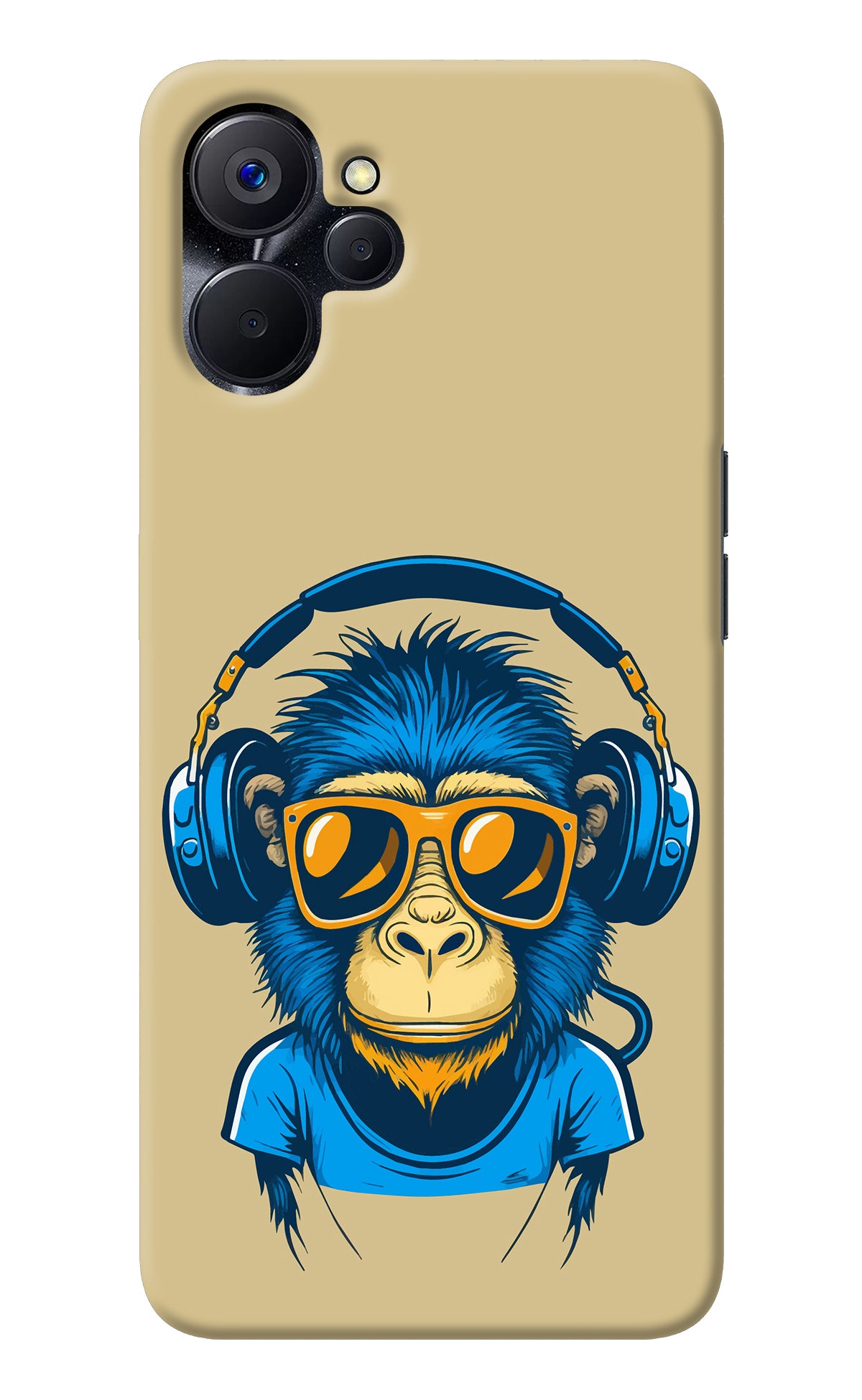 Monkey Headphone Realme 9i 5G Back Cover