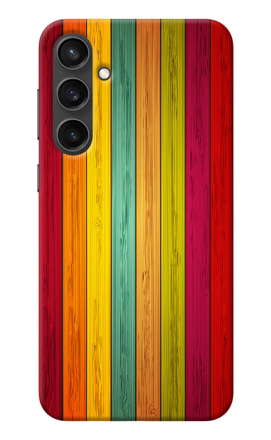 Multicolor Wooden Samsung S23 FE 5G Back Cover