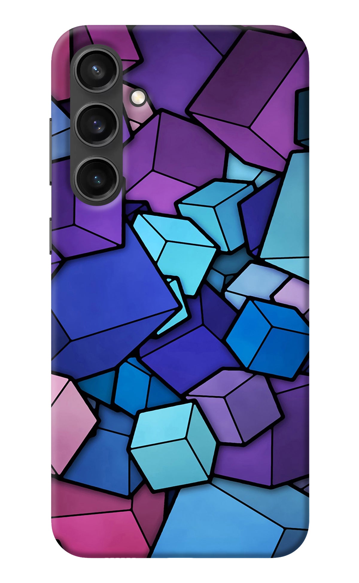 Cubic Abstract Samsung S23 FE 5G Back Cover
