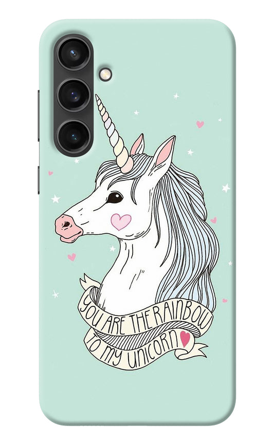 Unicorn Wallpaper Samsung S23 FE 5G Back Cover