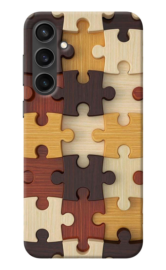 Wooden Puzzle Samsung S23 FE 5G Back Cover