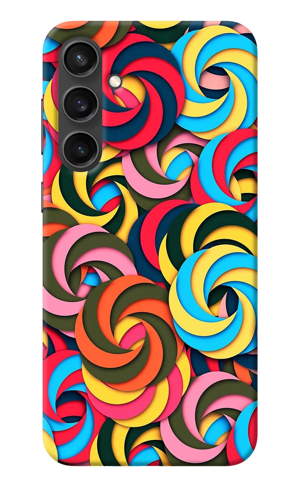 Spiral Pattern Samsung S23 FE 5G Back Cover