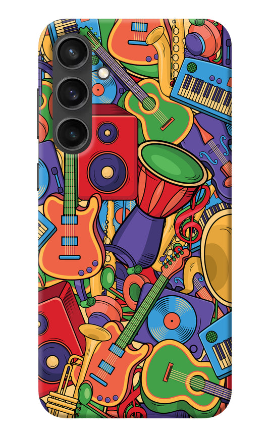 Music Instrument Doodle Samsung S23 FE 5G Back Cover