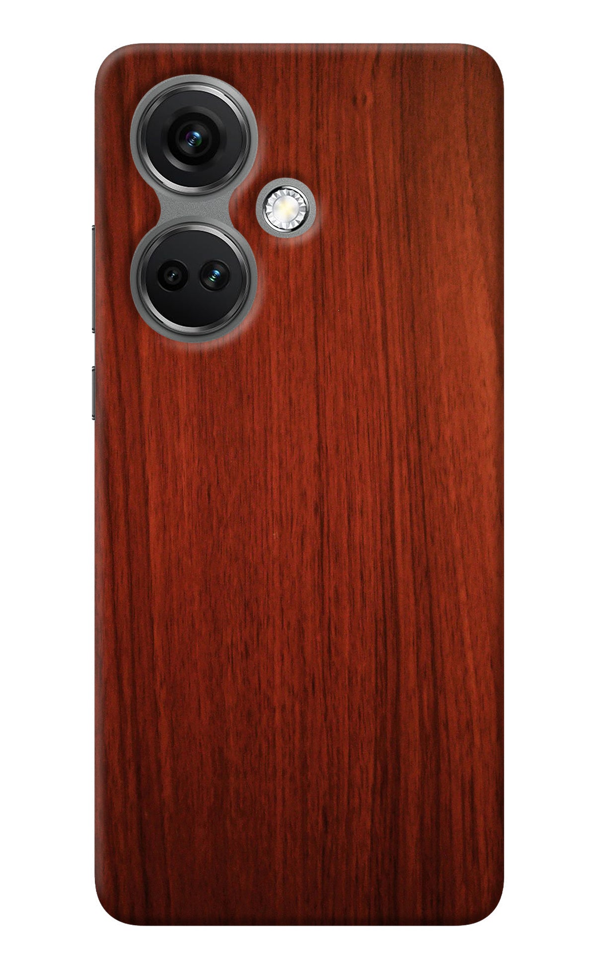 Wooden Plain Pattern OnePlus Nord CE 3 5G Back Cover