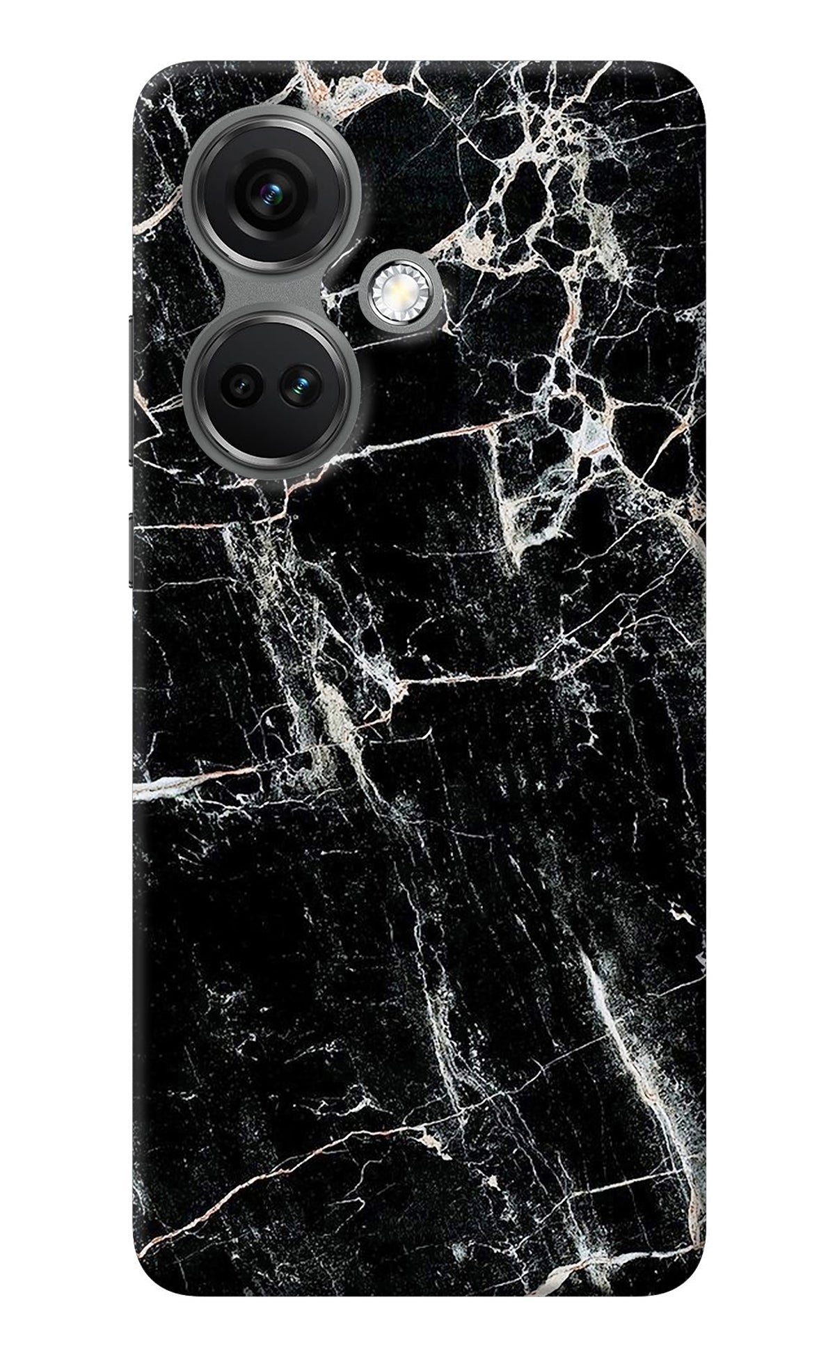 Black Marble Texture OnePlus Nord CE 3 5G Back Cover