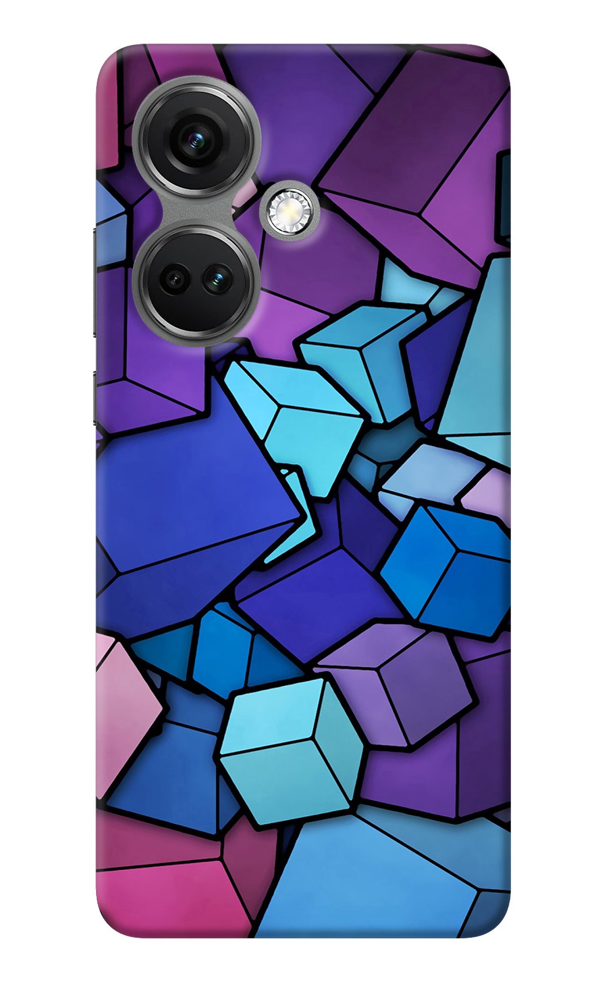 Cubic Abstract OnePlus Nord CE 3 5G Back Cover