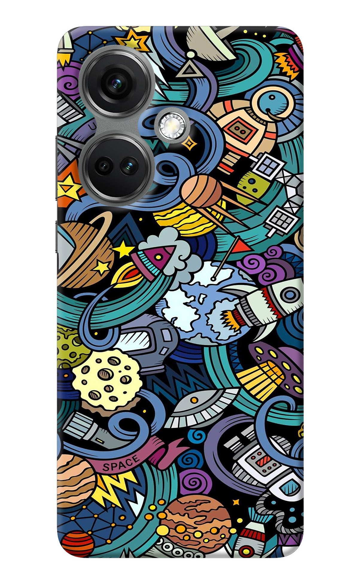 Space Abstract OnePlus Nord CE 3 5G Back Cover