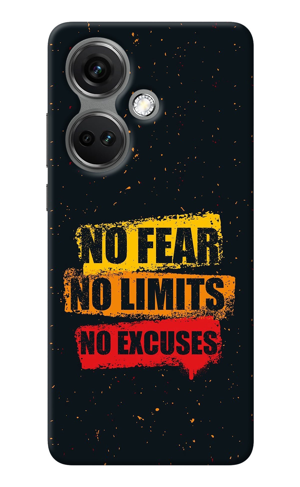 No Fear No Limits No Excuse OnePlus Nord CE 3 5G Back Cover