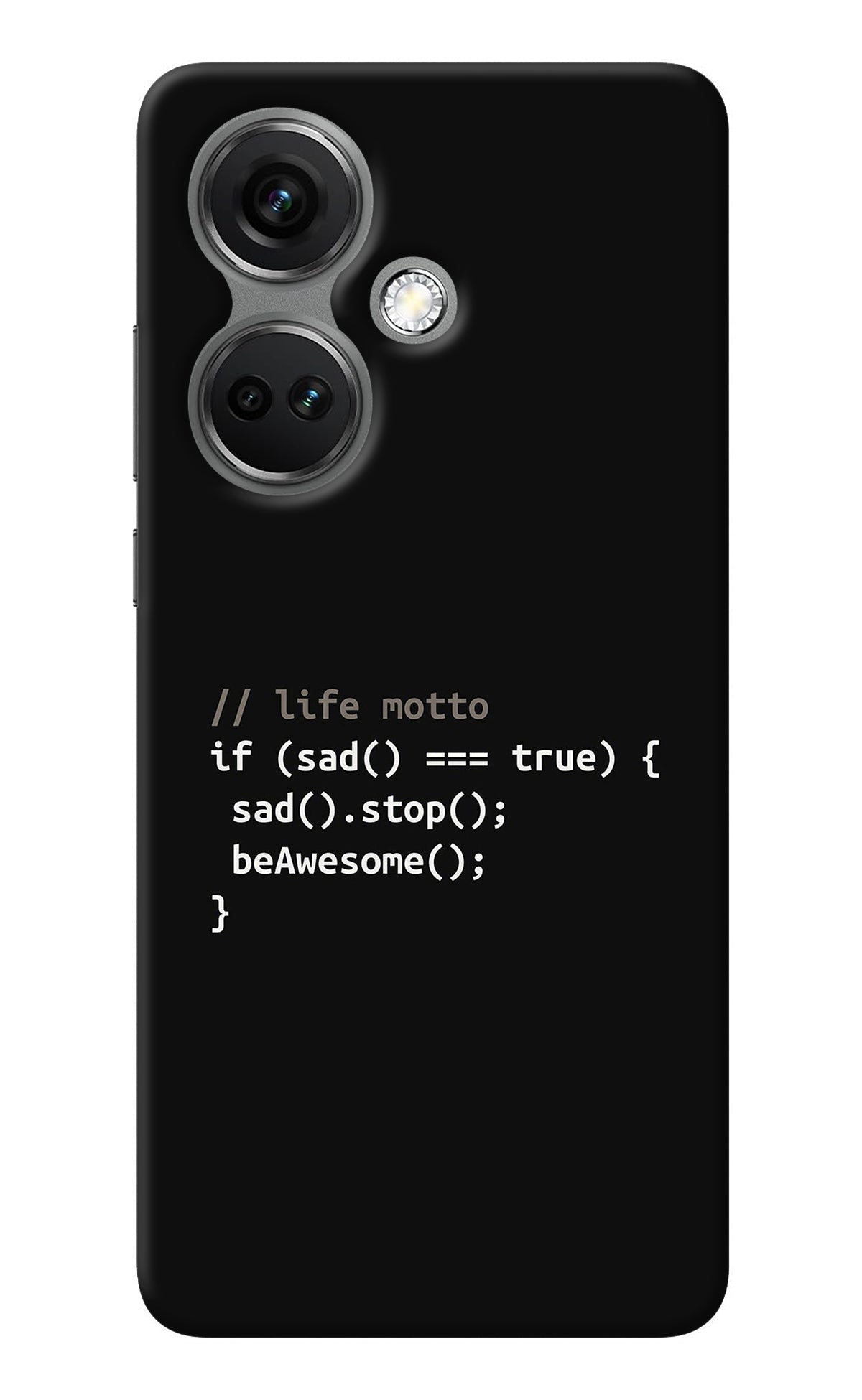 Life Motto Code OnePlus Nord CE 3 5G Back Cover