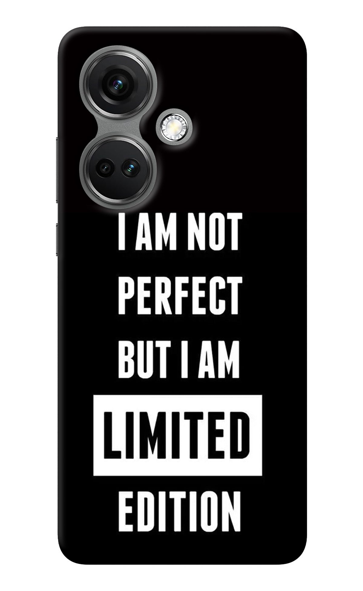 I Am Not Perfect But I Am Limited Edition OnePlus Nord CE 3 5G Back Cover