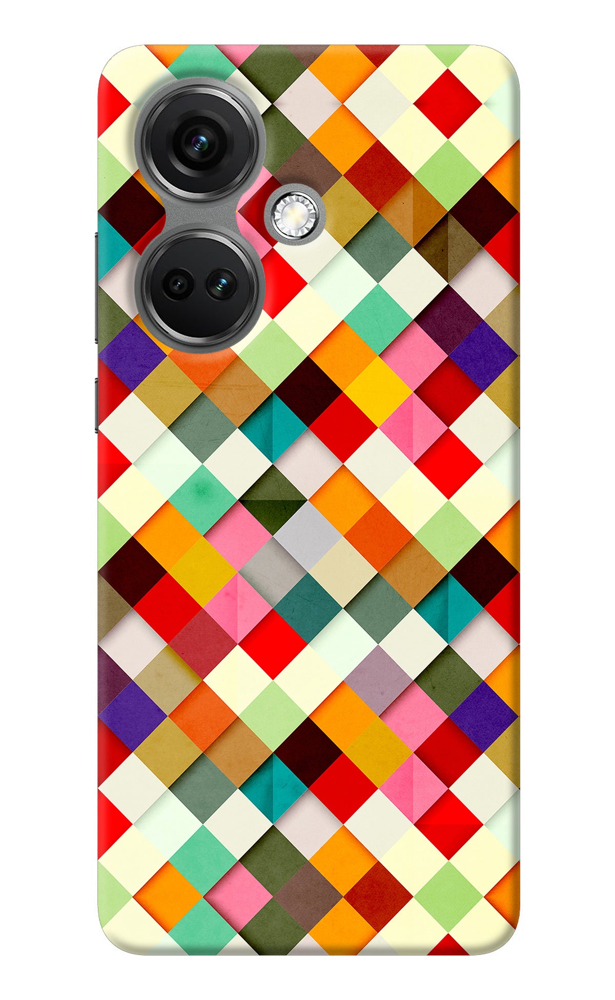 Geometric Abstract Colorful OnePlus Nord CE 3 5G Back Cover