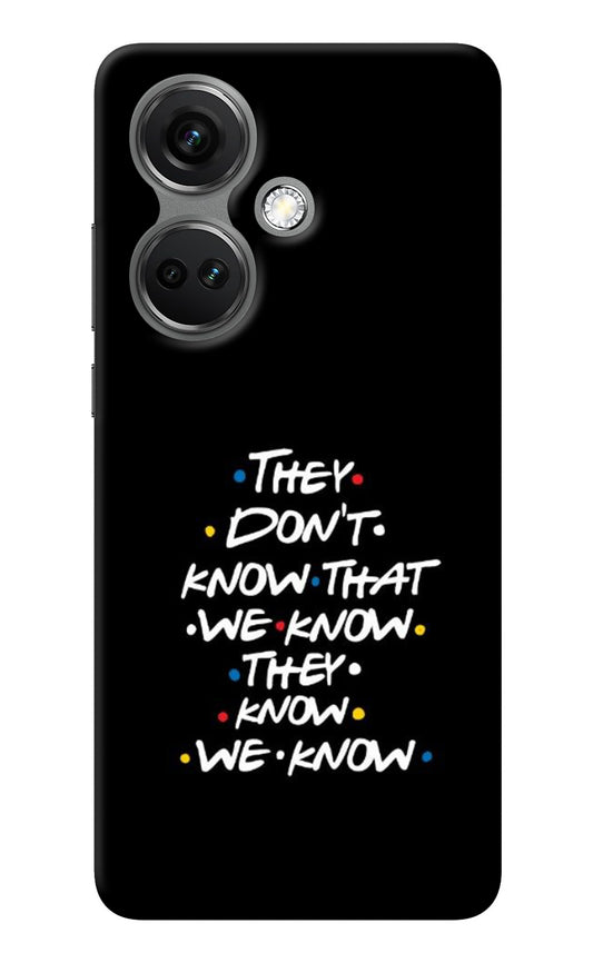 FRIENDS Dialogue OnePlus Nord CE 3 5G Back Cover