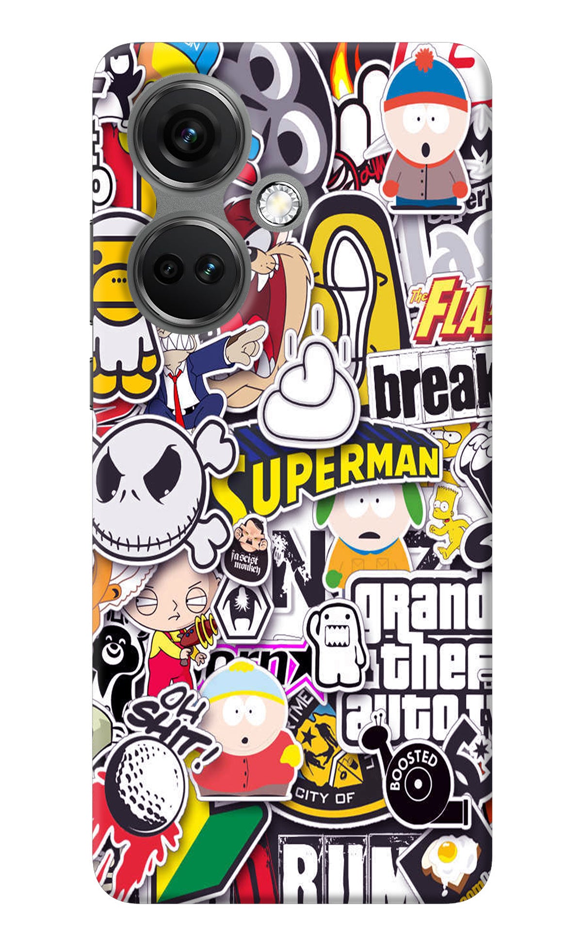 Sticker Bomb OnePlus Nord CE 3 5G Back Cover