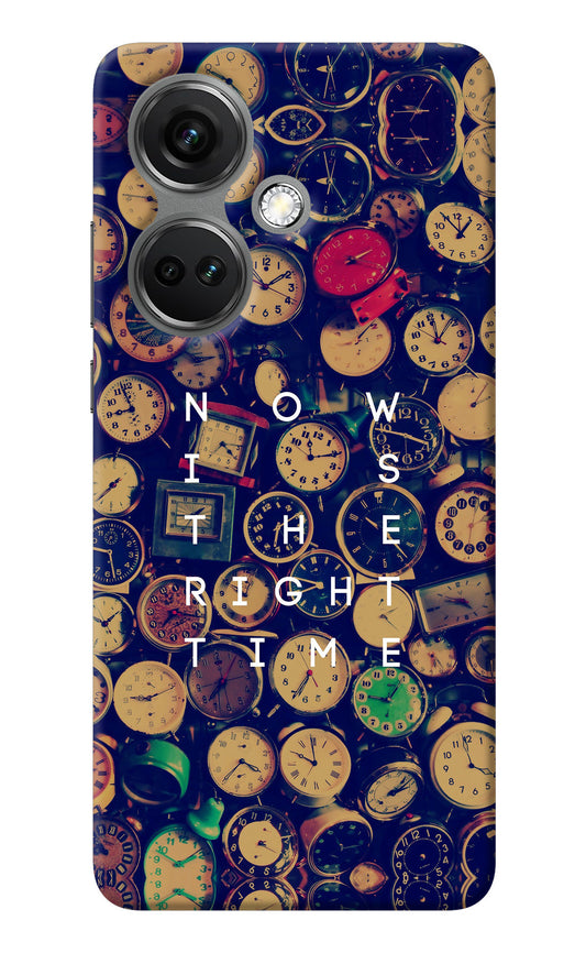 Now is the Right Time Quote OnePlus Nord CE 3 5G Back Cover