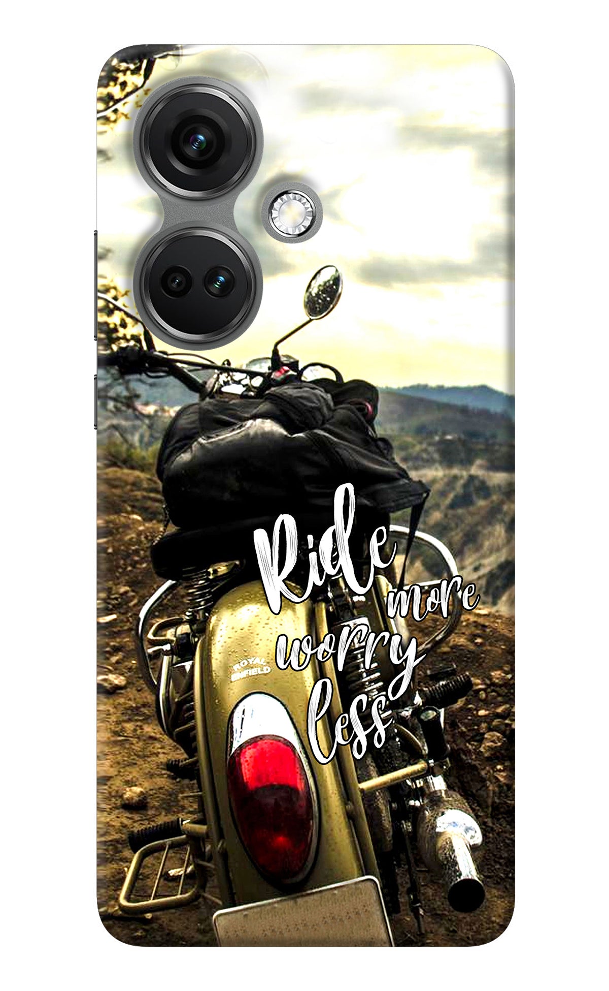 Ride More Worry Less OnePlus Nord CE 3 5G Back Cover