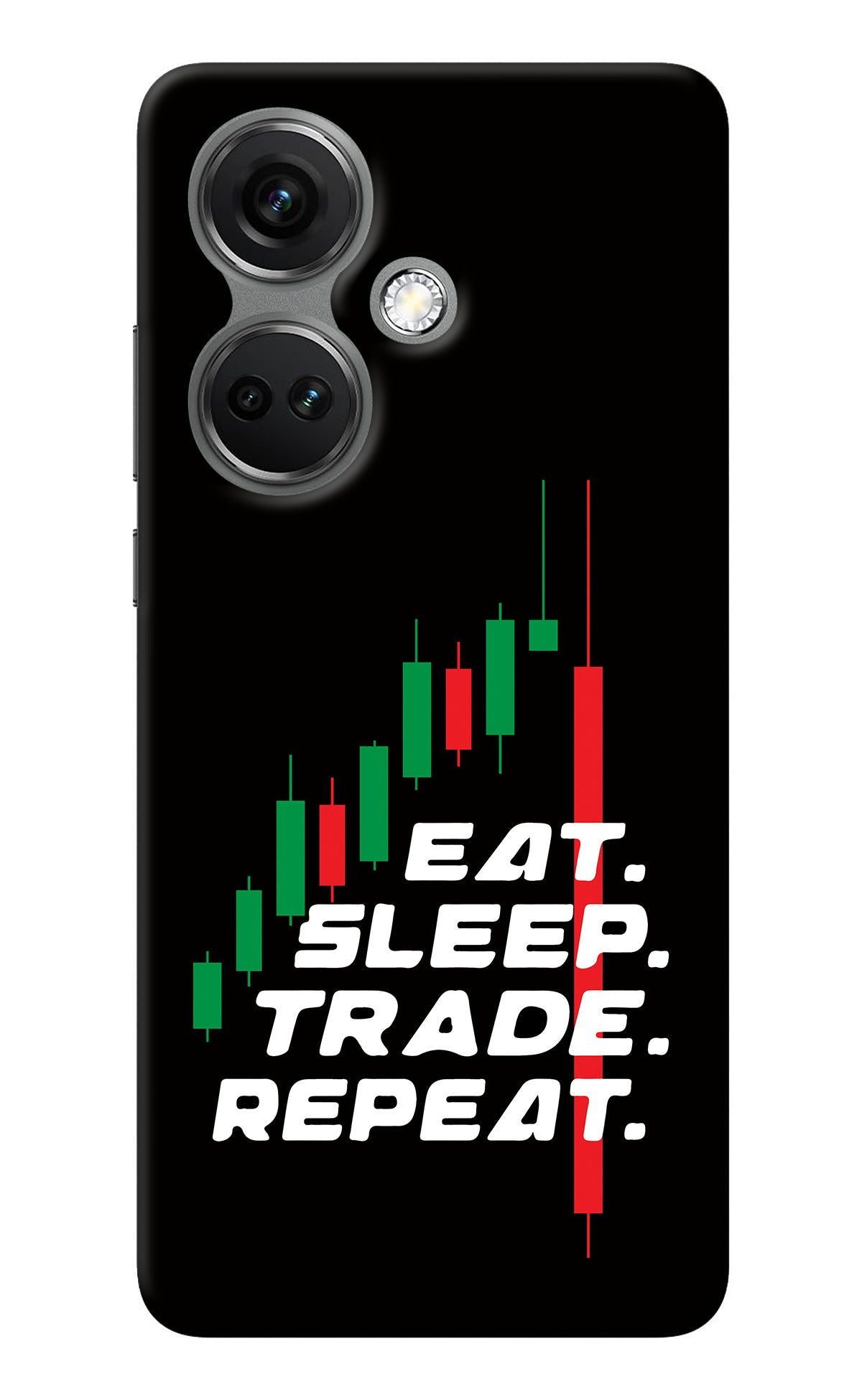 Eat Sleep Trade Repeat OnePlus Nord CE 3 5G Back Cover