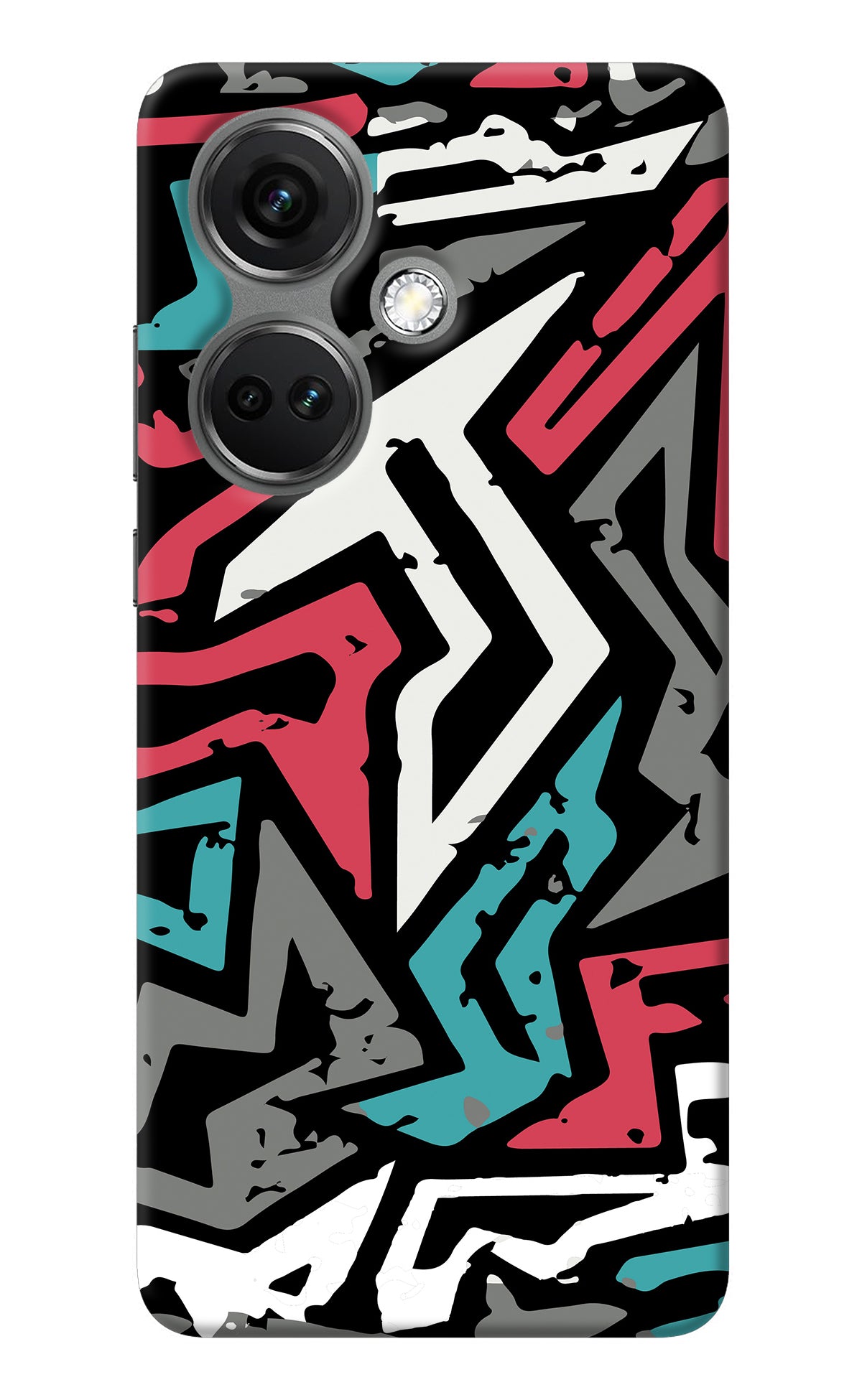 Geometric Graffiti OnePlus Nord CE 3 5G Back Cover