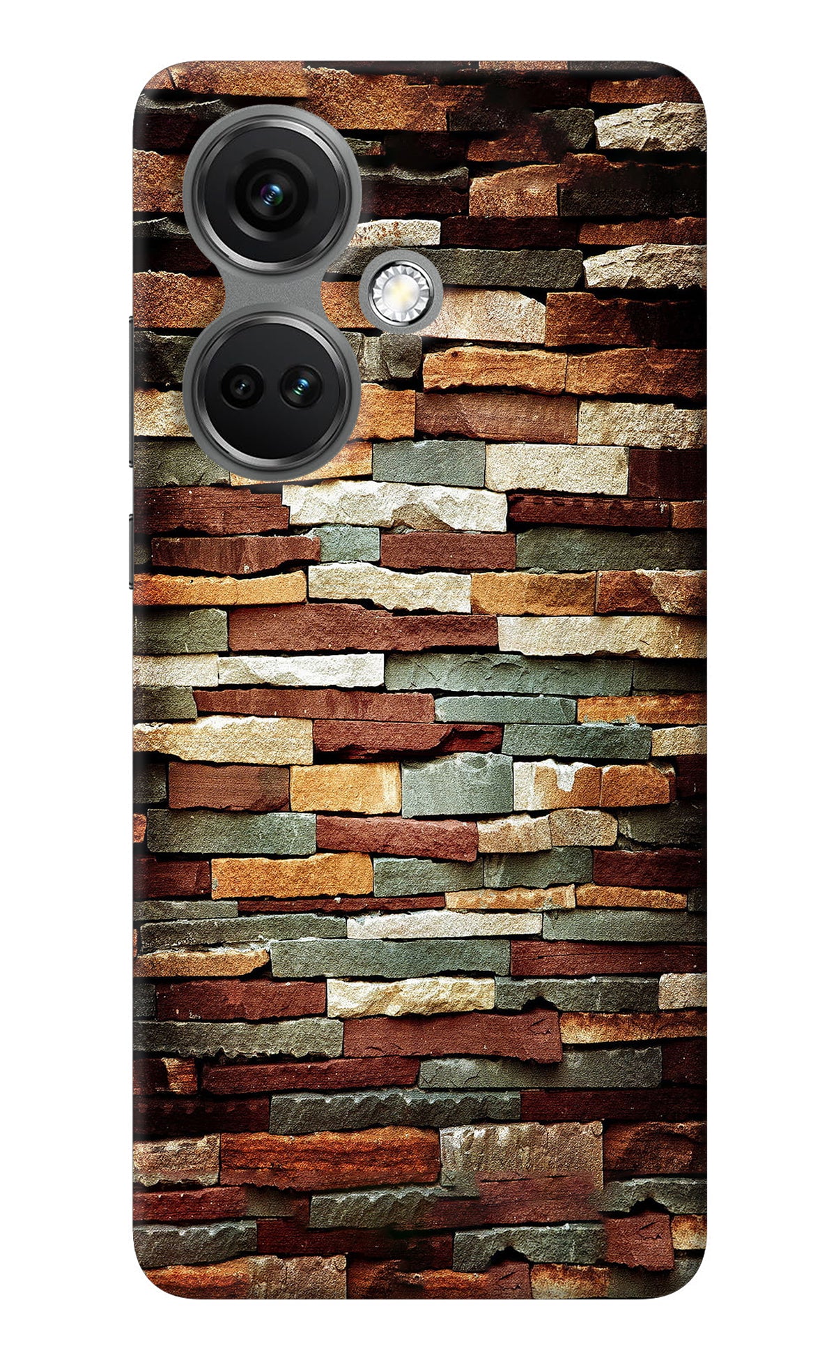 Bricks Pattern OnePlus Nord CE 3 5G Back Cover