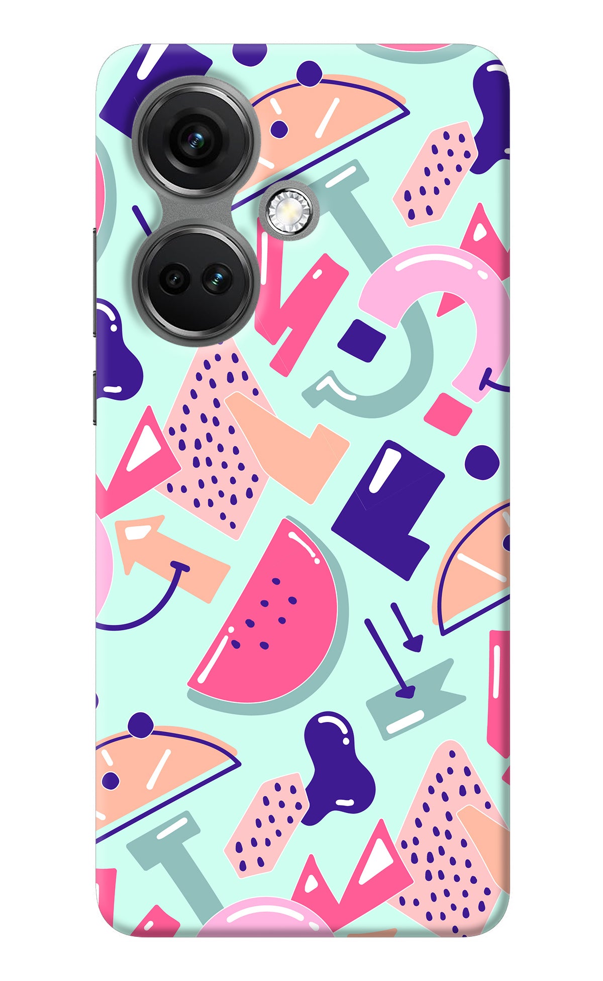 Doodle Pattern OnePlus Nord CE 3 5G Back Cover