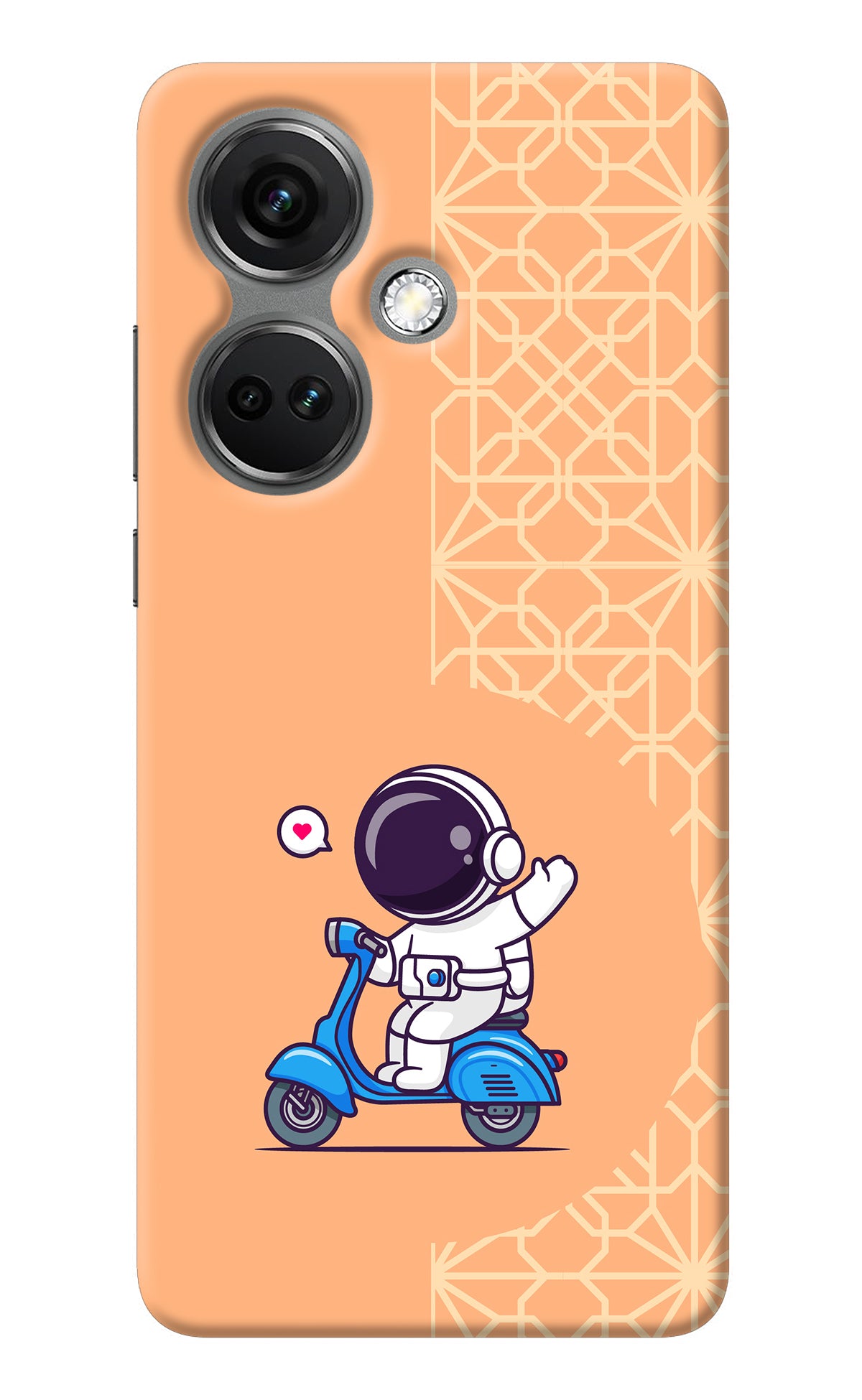 Cute Astronaut Riding OnePlus Nord CE 3 5G Back Cover