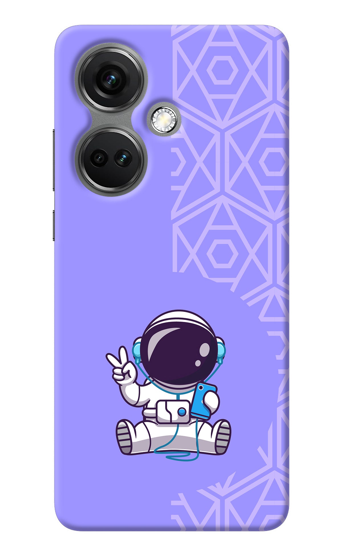 Cute Astronaut Chilling OnePlus Nord CE 3 5G Back Cover