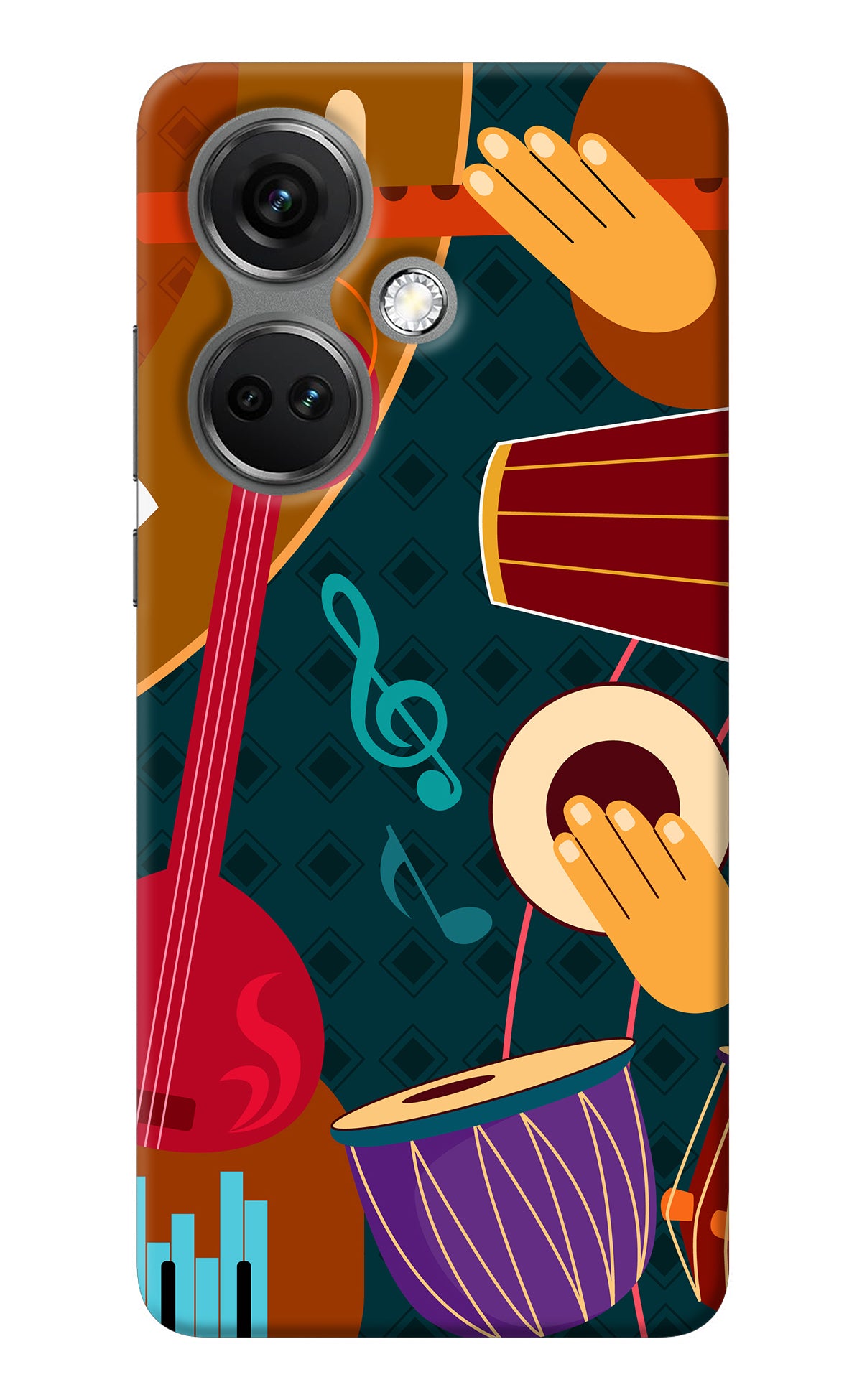 Music Instrument OnePlus Nord CE 3 5G Back Cover