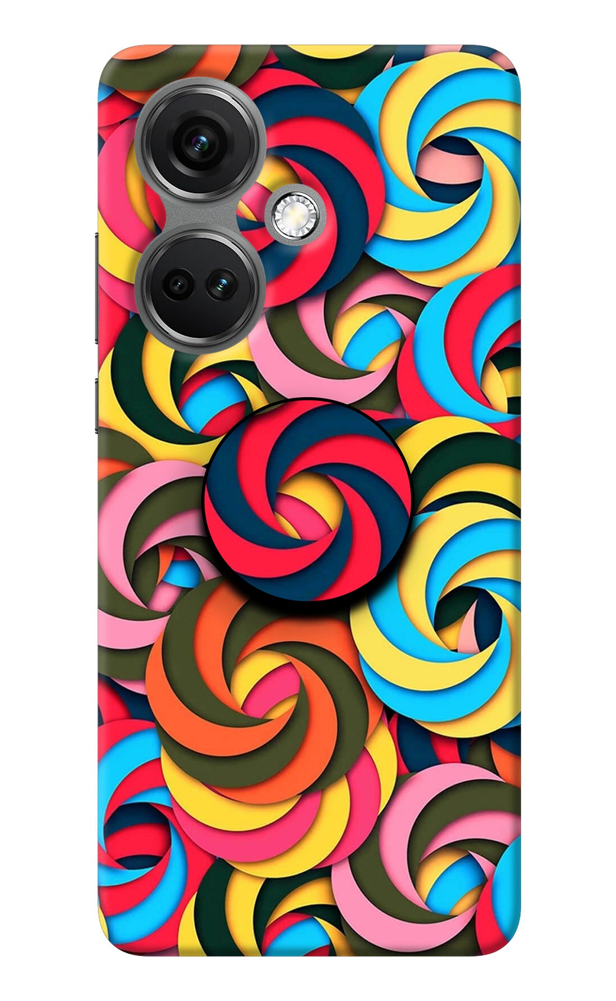 Spiral Pattern OnePlus Nord CE 3 5G Pop Case