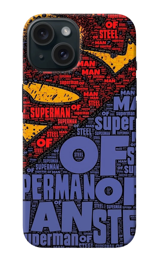 Superman iPhone 15 Back Cover