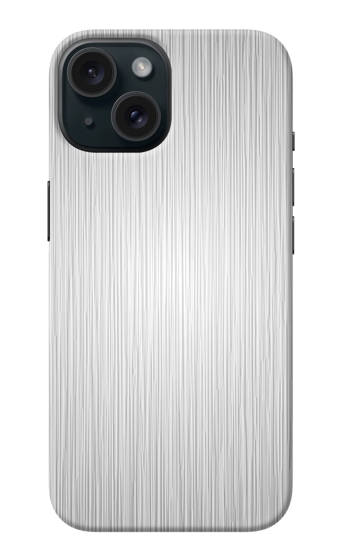 Wooden Grey Texture iPhone 15 Back Cover