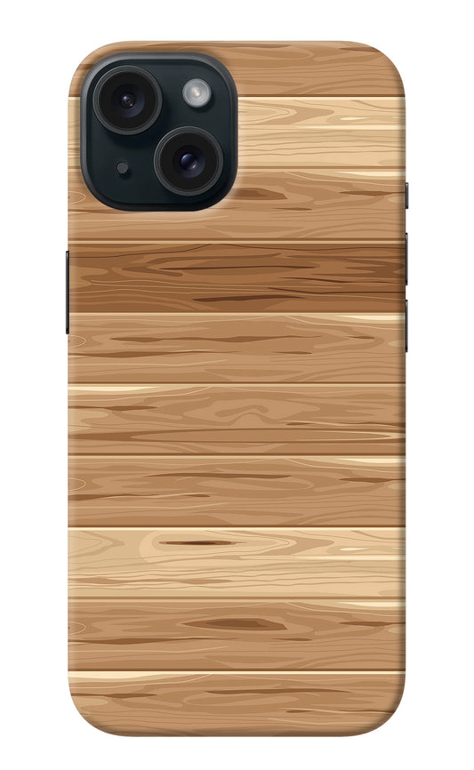 Wooden Vector iPhone 15 Back Cover