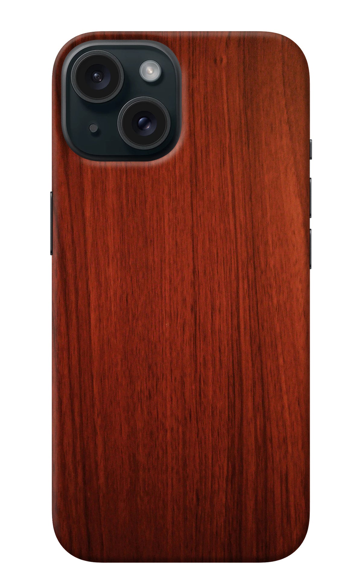 Wooden Plain Pattern iPhone 15 Back Cover