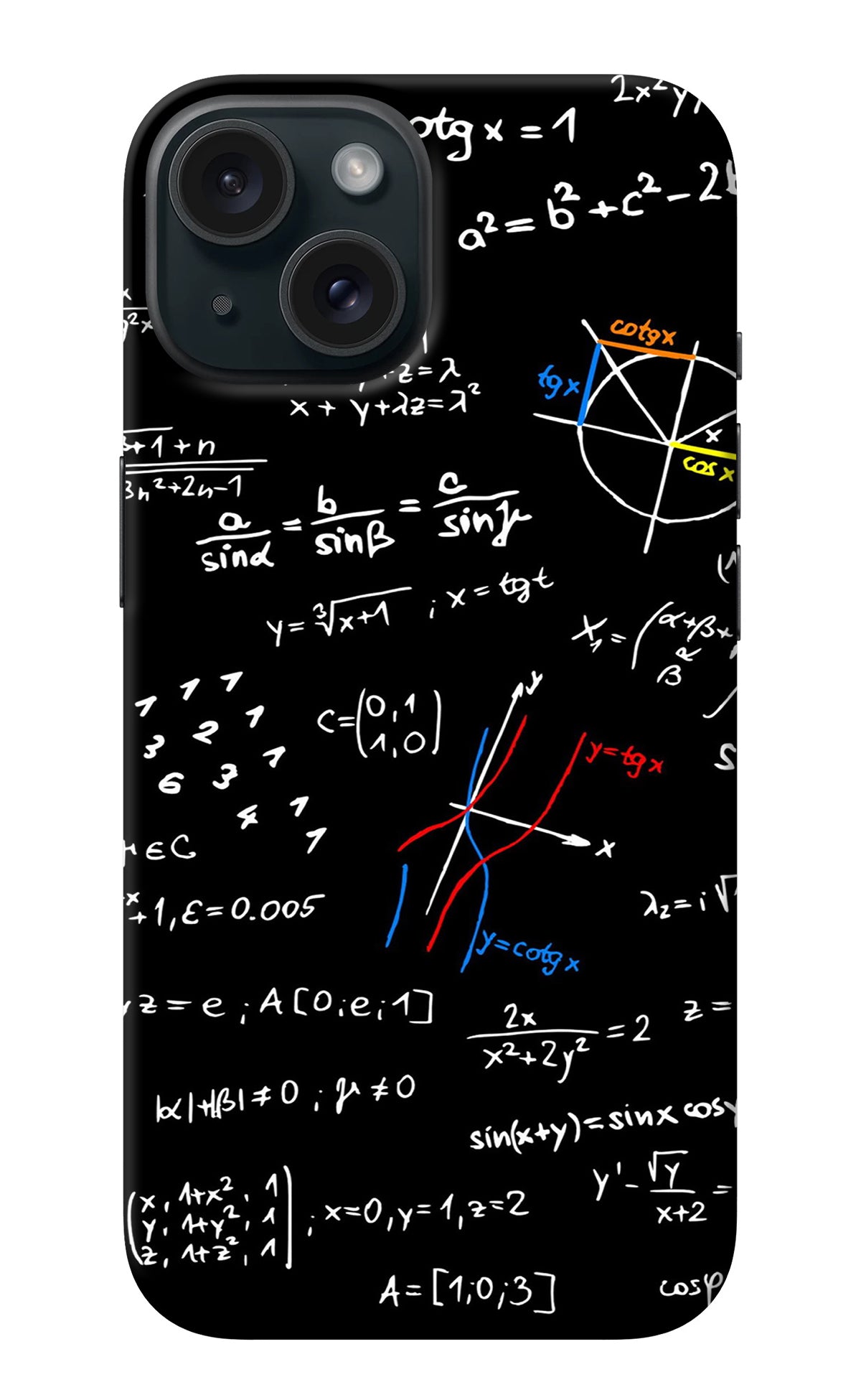 Mathematics Formula iPhone 15 Back Cover