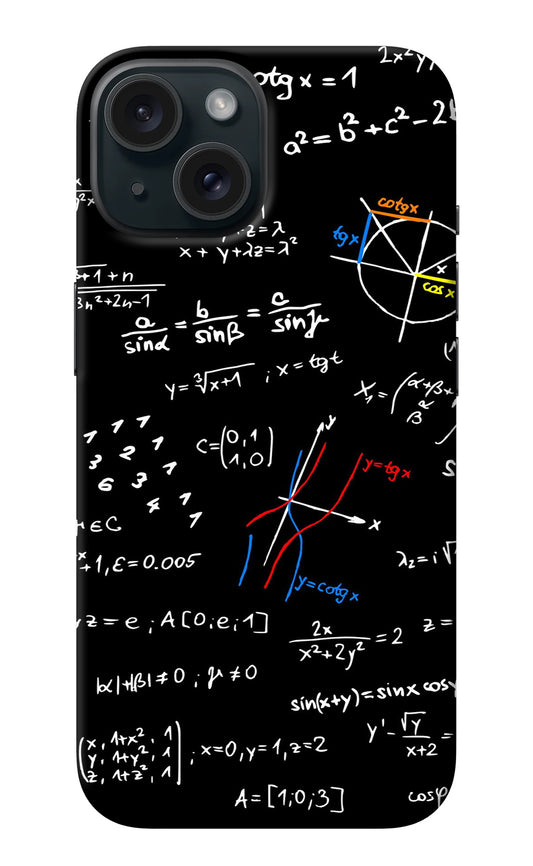 Mathematics Formula iPhone 15 Back Cover